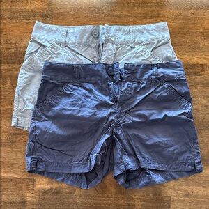 Columbia Stylish Women's Cargo Shorts - Blue and Gray